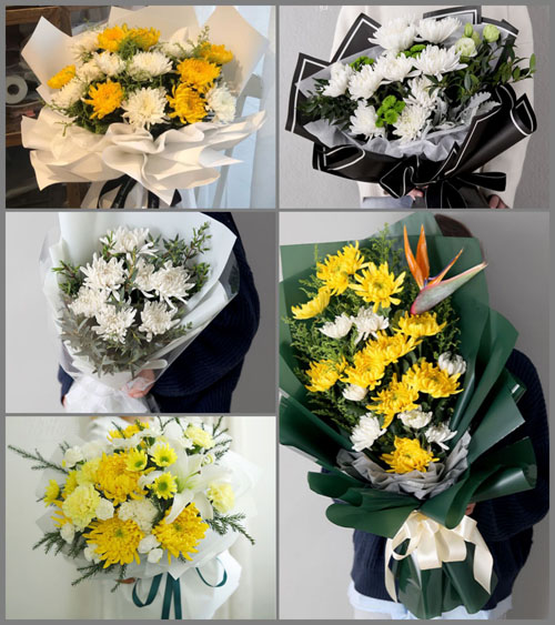 贵州毕节市七星关区林口镇鸡鸣三省村白事花束代送